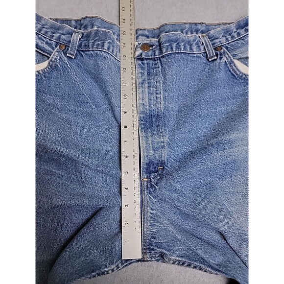 Vintage Roebuck Jeans Mens 44x30 (41x27) Blue High Rise Whiskered Cotton USA - Picture 7 of 13